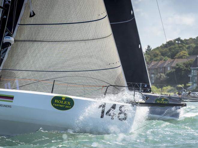 Day 1 – There are 28 Class 40s competing as part of the record fleet – Rolex Fastnet Race © Quinag